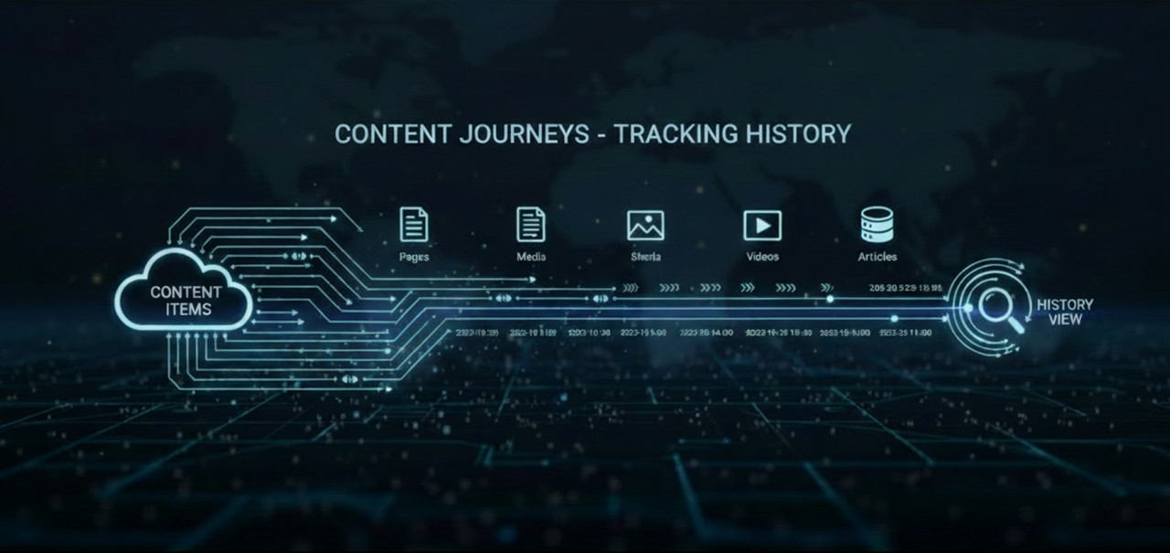 Content journeys and history